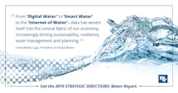 New Black & Veatch Water Report dives into the current landscape of water. New Black & Veatch Water Report dives into the current landscape of water.