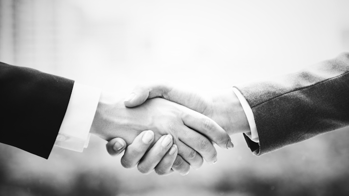 Adult Black And White Business Deal 1437866