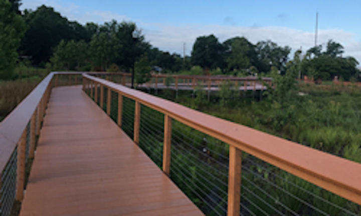 The team was honored for its design, construction, and stormwater and water quality improvements at Martin Luther King Jr. Park.