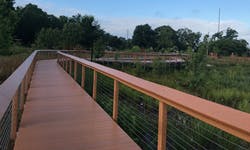 The team was honored for its design, construction, and stormwater and water quality improvements at Martin Luther King Jr. Park. The team was honored for its design, construction, and stormwater and water quality improvements at Martin Luther King Jr. Park.