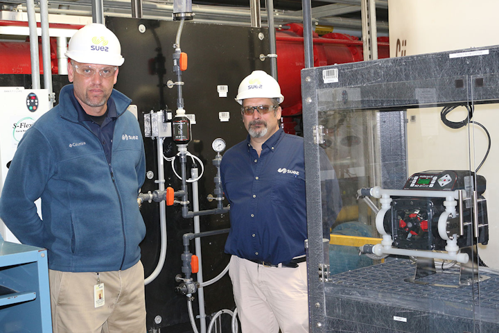 SUEZ Water South Jersey employs Blue-White’s Pro-Series-M® MD-3 Dual Diaphragm Metering Pumps, which can be used successfully in high-pressure applications.