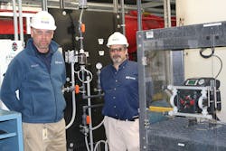 SUEZ Water South Jersey employs Blue-White&rsquo;s Pro-Series-M&circledR; MD-3 Dual Diaphragm Metering Pumps, which can be used successfully in high-pressure applications.