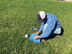 The team began by installing new ORION Cellular endpoints on existing residential meters in select locations around the city. The team began by installing new ORION Cellular endpoints on existing residential meters in select locations around the city.