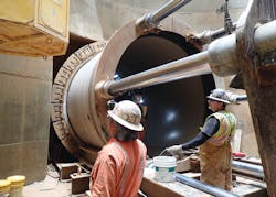 Together with the new 225 million-gallon-per-day wet weather treatment facility at Blue Plains, this 7-mile tunnel segment reduces combined sewer overflows by more than 80%. Together with the new 225 million-gallon-per-day wet weather treatment facility at Blue Plains, this 7-mile tunnel segment reduces combined sewer overflows by more than 80%.