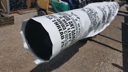 Enhanced polyethylene can protect ductile iron pipes from exterior corrosion. Enhanced polyethylene can protect ductile iron pipes from exterior corrosion.