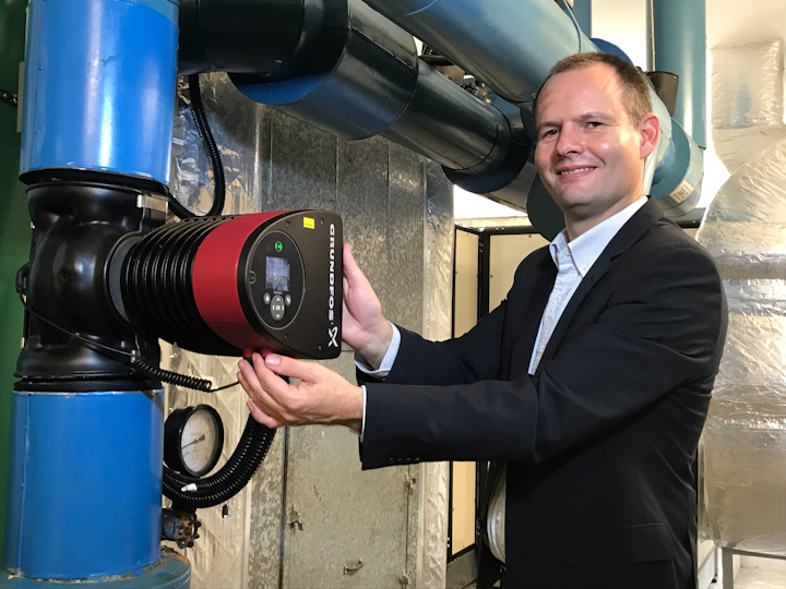 Anders Christiansen, Regional Business Director, Building Services for Grundfos Asia Pacific with Distributed Pumping System.