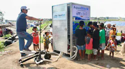 Xylem And Planet Water Partnership Aqua Block At Lombok Earthquake Camp