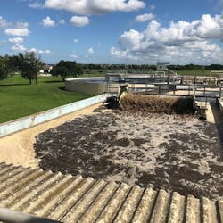 This oxidation ditch, built in 1985, is the current main treatment process for Barry Rose WRF and will be decommissioned as part of the expansion project. The treatment process will be upgraded to a Membrane Bioreactor (MBR) treatment system, which is one of the best available technologies for communities concerned about protecting the environment and preserving potable water supplies. This oxidation ditch, built in 1985, is the current main treatment process for Barry Rose WRF and will be decommissioned as part of the expansion project. The treatment process will be upgraded to a Membrane Bioreactor (MBR) treatment system, which is one of the best available technologies for communities concerned about protecting the environment and preserving potable water supplies.