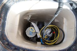 The Enigma3hyQ logger in situ. The Enigma3hyQ logger in situ.