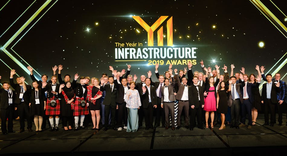 Winners of Bentley Systems Year in Infrastructure 2019 Awards.