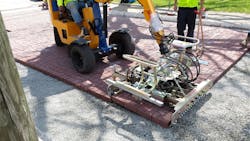 Over 570,000 square feet of permeable interlocking concrete pavers coupled with 32 stormwater planters were installed across Atlanta’s southeast neighborhoods. Over 570,000 square feet of permeable interlocking concrete pavers coupled with 32 stormwater planters were installed across Atlanta’s southeast neighborhoods.