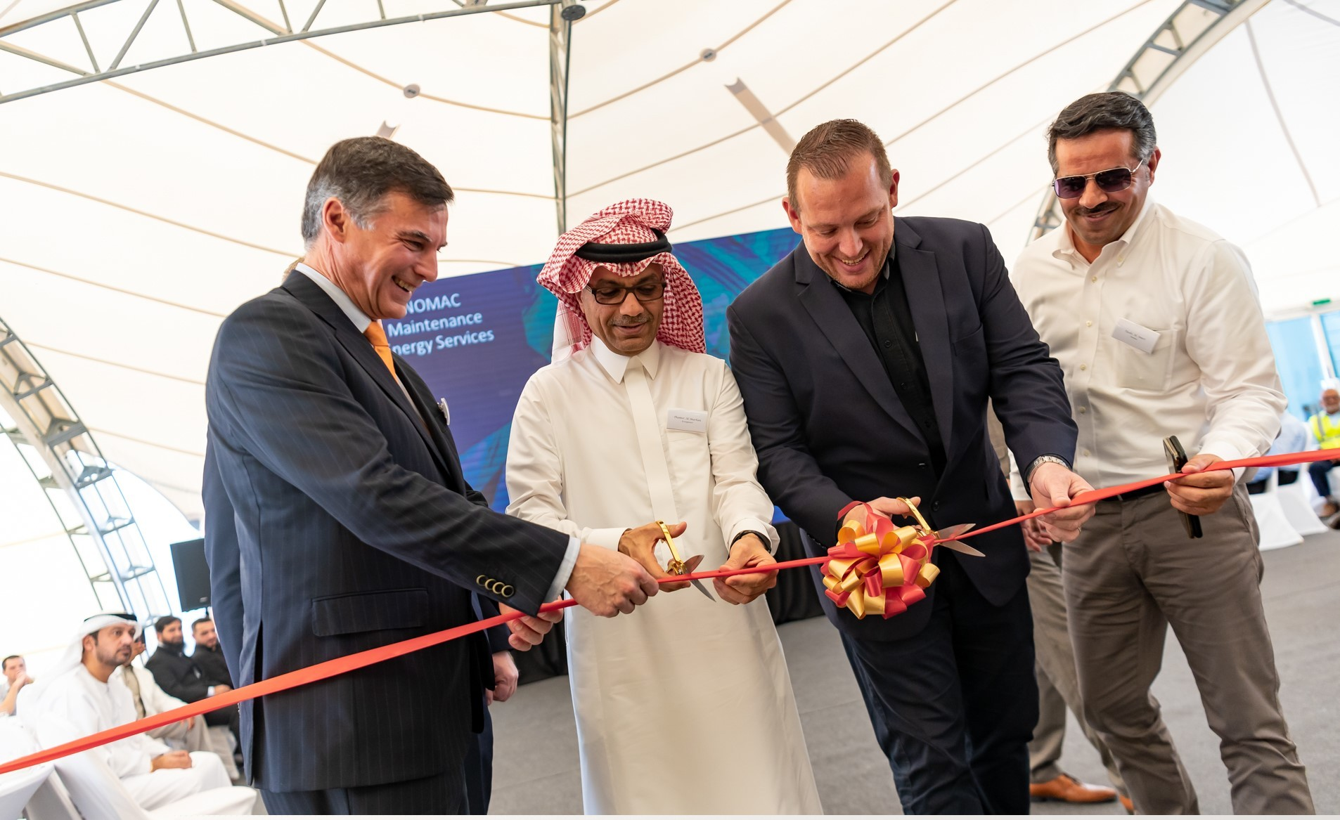 Representatives from ACWA Power NOMAC and NMES.