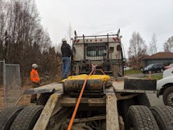 Challenges included dewatering the insertion pits and limited workspace. Challenges included dewatering the insertion pits and limited workspace.