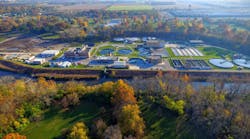 The 24 MGD activated sludge wastewater treatment plant in Muncie, Ind., serves a population of approximately 31,000.