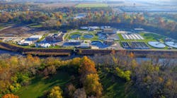 The 24 MGD activated sludge wastewater treatment plant in Muncie, Ind., serves a population of approximately 31,000. The 24 MGD activated sludge wastewater treatment plant in Muncie, Ind., serves a population of approximately 31,000.