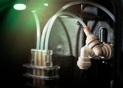 An instrument status light allows users to see at glance whether the instrument is operating as intended. An instrument status light allows users to see at glance whether the instrument is operating as intended.