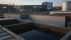 Seawater intake pools. Seawater intake pools.