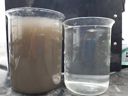 AquaHD’s Natica hydrodynamic separator uses centripetal hydrodynamic forces to separate particles under low pressure (1 bar). AquaHD’s Natica hydrodynamic separator uses centripetal hydrodynamic forces to separate particles under low pressure (1 bar).