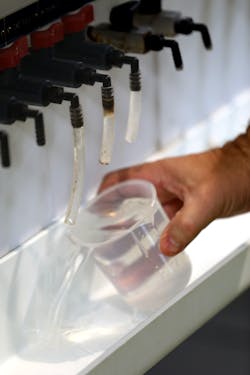 Potable water demand peaks during the tourist season in March and April when swimming pools must be filled, and lawns, gardens and three golf courses must be watered. Potable water demand peaks during the tourist season in March and April when swimming pools must be filled, and lawns, gardens and three golf courses must be watered.