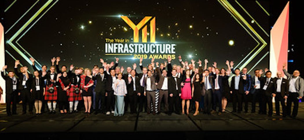 Winners of Year in Infrastructure 2019 awards.