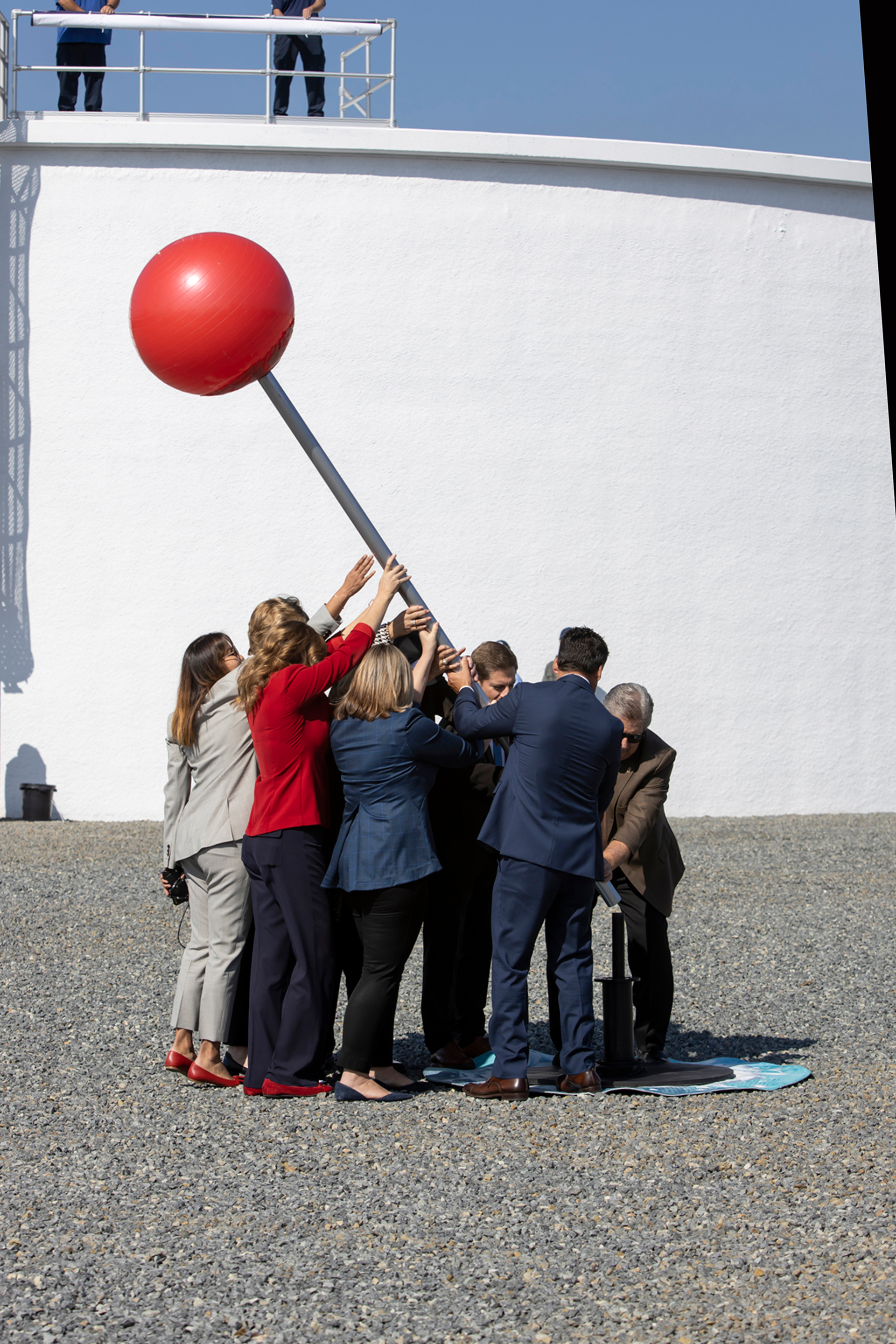 Leaders at PWO Groundbreaking.
