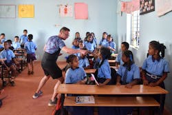 Five City fans from across India joined Xylem employees and Club legend Paul Dickov to deliver access to clean water and sanitation to two new schools. Five City fans from across India joined Xylem employees and Club legend Paul Dickov to deliver access to clean water and sanitation to two new schools.