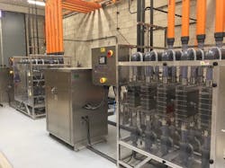 City of San Diego Water Plant switches from chlorine gas to on-site hypochlorite generation to reduce risks, improve safety and decrease costs. City of San Diego Water Plant switches from chlorine gas to on-site hypochlorite generation to reduce risks, improve safety and decrease costs.