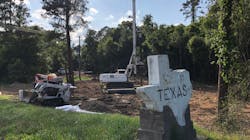 TerraFirma conducts dewatering at the TX/LA border Highway 12 road crossing adjacent to the Sabine River. TerraFirma conducts dewatering at the TX/LA border Highway 12 road crossing adjacent to the Sabine River.
