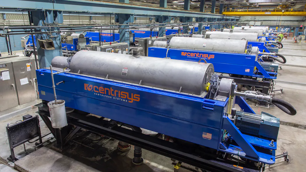 Centrisys completes wastewater resource recovery efficiency updates in