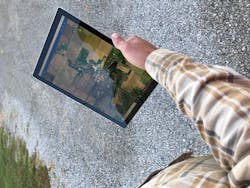 The Village of Payne uses tablets to view the system in a digital map. The Village of Payne uses tablets to view the system in a digital map.