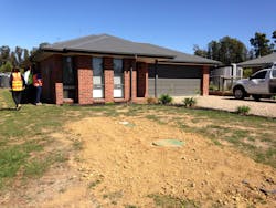 The Orenco STEP package includes a buried, watertight tank. The Orenco STEP package includes a buried, watertight tank.