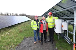Veolia has enabled Polecat Springs GWS to reduce energy costs by 70% (left to right - Sean Monaghan, Water Operations, Veolia; Martin Beirne, Chairman, Polecat Springs Group Water Scheme; and Cormac Nevin, Head of Energy Engineering, Veolia) Veolia has enabled Polecat Springs GWS to reduce energy costs by 70% (left to right - Sean Monaghan, Water Operations, Veolia; Martin Beirne, Chairman, Polecat Springs Group Water Scheme; and Cormac Nevin, Head of Energy Engineering, Veolia)