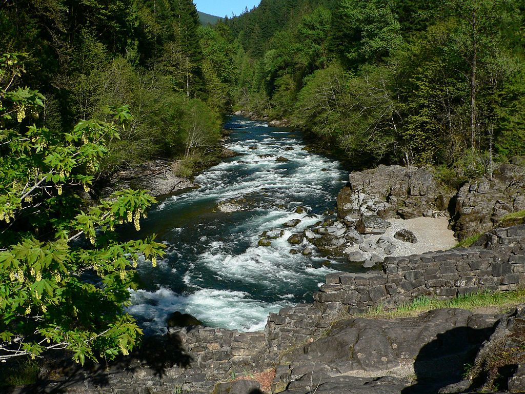 North Santiam River.