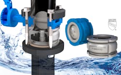 Flomatic’s silent check valves are designed to minimize flow losses and hydraulic shocks in the pump system. Flomatic’s silent check valves are designed to minimize flow losses and hydraulic shocks in the pump system.