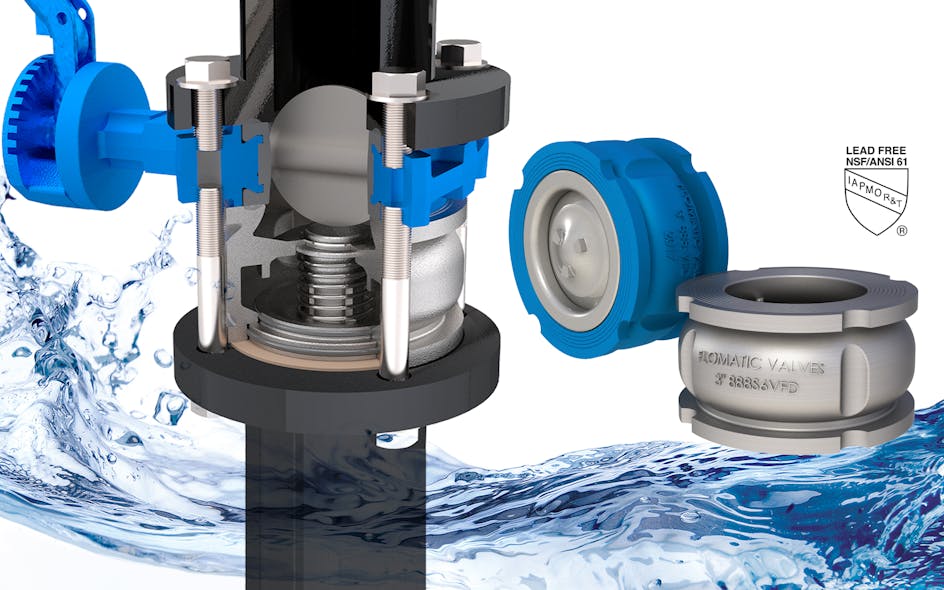 Flomatic&rsquo;s silent check valves are designed to minimize flow losses and hydraulic shocks in the pump system.