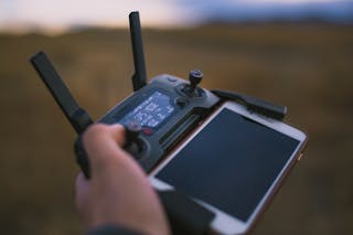 The FAA Reauthorization Act of 2018 governs the information privacy practices of commercial drone operators in all sectors.