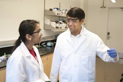 PhD student and first author Mehnaz Shams and Professor Chowdhury. PhD student and first author Mehnaz Shams and Professor Chowdhury.