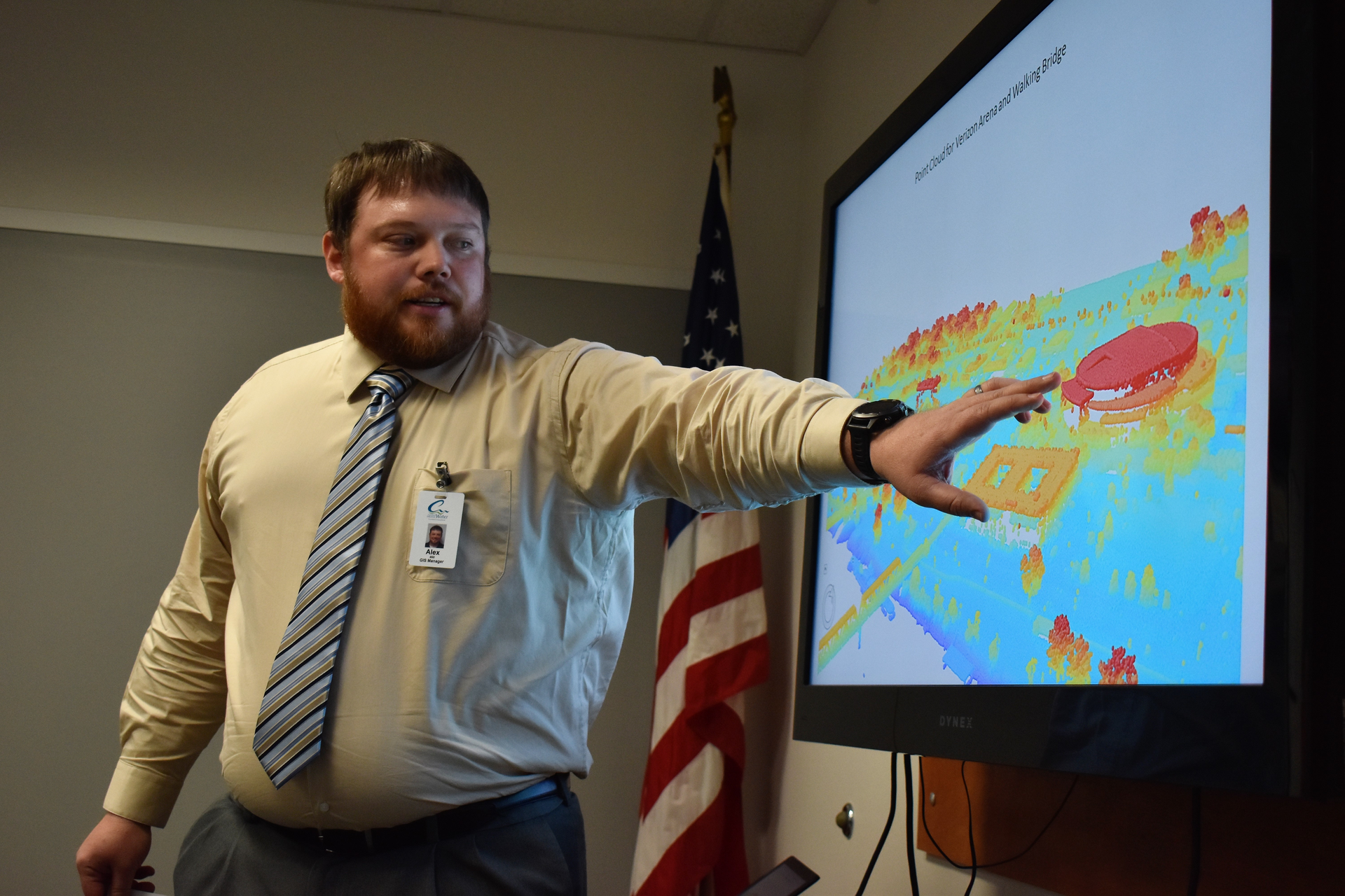 Alex Harper, GIS Manager, uses ArcGIS to improve communication and understanding.