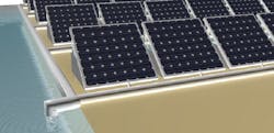In the PV&dash;MD system, the MD component is attached directly onto the backside of commercial PV panels and the heat produced by the PV panels flows into the MD component naturally.