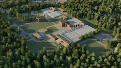 Big Creek Water Reclamation Facility rendering. Big Creek Water Reclamation Facility rendering.