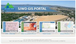 San Juan Water District&rsquo;s GIS portal.