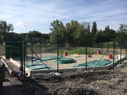 The below-ground treatment plant will improve the quality of local water sources and ensure they meet Water Framework Directive requirements The below-ground treatment plant will improve the quality of local water sources and ensure they meet Water Framework Directive requirements