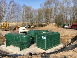 WPL’s Hybrid-SAF biological system comprises modular units controlling chemical oxygen demand (COD), biochemical oxygen demand (BOD) suspended solids, and ammonia. WPL’s Hybrid-SAF biological system comprises modular units controlling chemical oxygen demand (COD), biochemical oxygen demand (BOD) suspended solids, and ammonia.