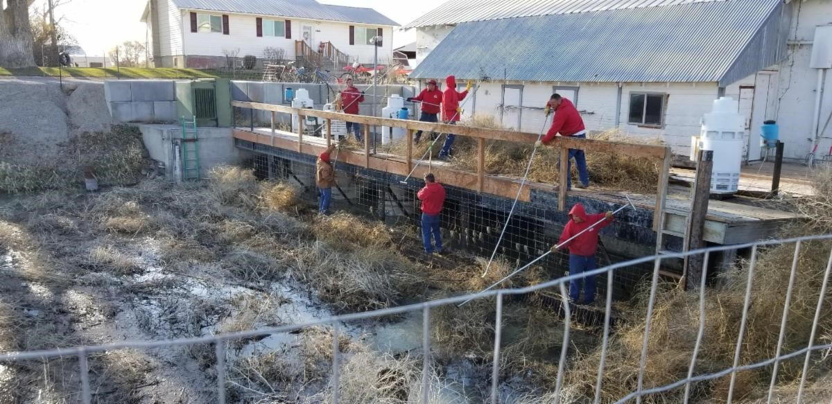 MLWU manual system before installing automated bar screen.