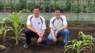 Hiroki Matsuhashi and Takuma Miyaki, Japan, winners of Stockholm Junior Water Prize 2020.