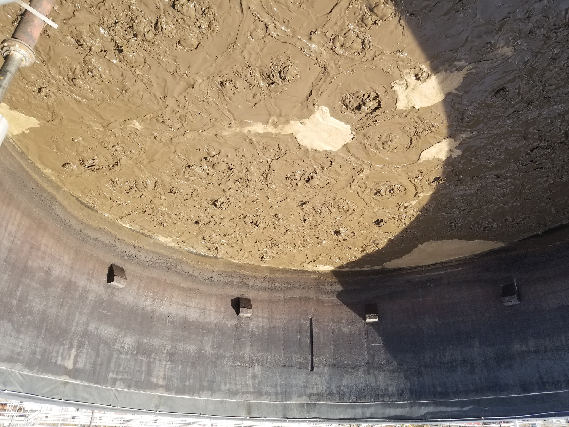 To keep Lackawanna River Basin Sewer Authority's tanks from clogging, an aeration system was installed.