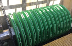 Finished AquaStorm™ cloth media filters at Rushville, Ind. Finished AquaStorm™ cloth media filters at Rushville, Ind.