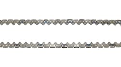 The PowerGrit&circledR; XL pipe cutting chain.