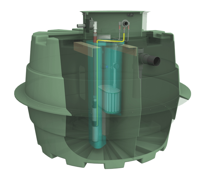 The Prelos ProcessorTM includes a patented &ldquo;meander&rdquo; design for superior solids settling, along with a patent-pending, passively self-cleaning pump vault and a lightweight, low-horsepower effluent pump.