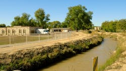 Irrigation canals cut through the agricultural town of Peralta, N.M. Irrigation canals cut through the agricultural town of Peralta, N.M.
